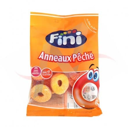 Bonbons Anneaux Pêche Halal 90g