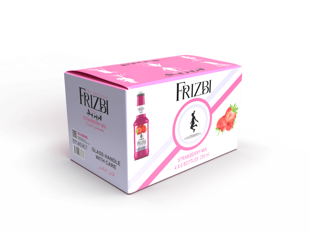 Eau Gazeuse Aromatisée à la Fraise 250ml