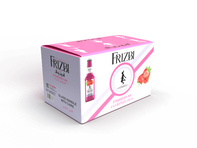 Eau Gazeuse Aromatisée à la Fraise 250ml