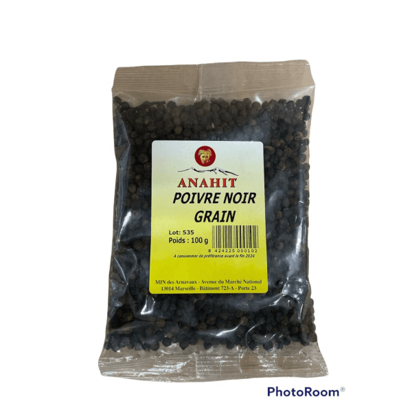 Poivre noir grain "épice" 100g